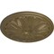 Ekena Millwork Bordeaux Ceiling Medallion (Fits Canopies up to 3 1/4"), 22 5/8"OD x 1 3/4"P, Mississippi Mud CM22BOMMF - alternate 6